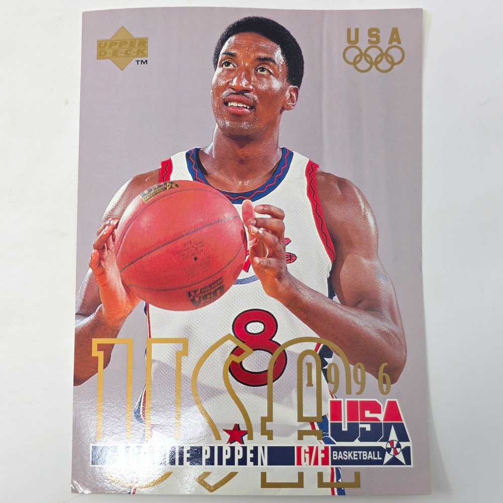 1995-96 Upper Deck Scottie Pippen #322 Team USA 1996 Olympics BASKETBALL HOF